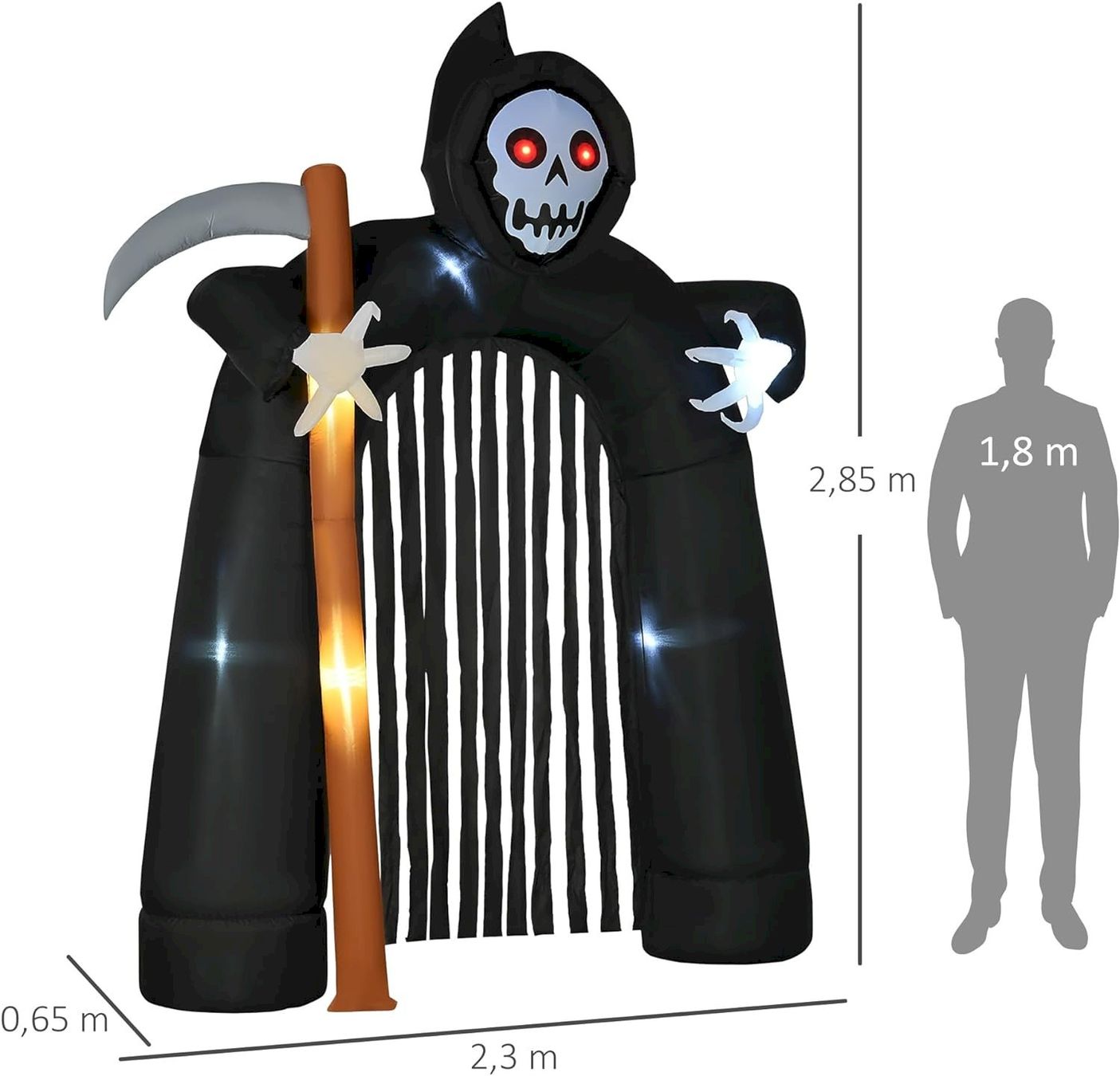 Sonstige Gartendekorationen: Große Halloween-Gartendekoration – Neu und originalverpackt aus Bottighofen von zaap 2