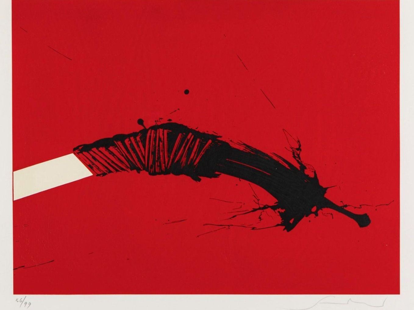 Grafiken & Lithographien: Emilio Scanavino, Signed Lithography Limited 99 pcs framed – Gebraucht aus Morges von 4WLS