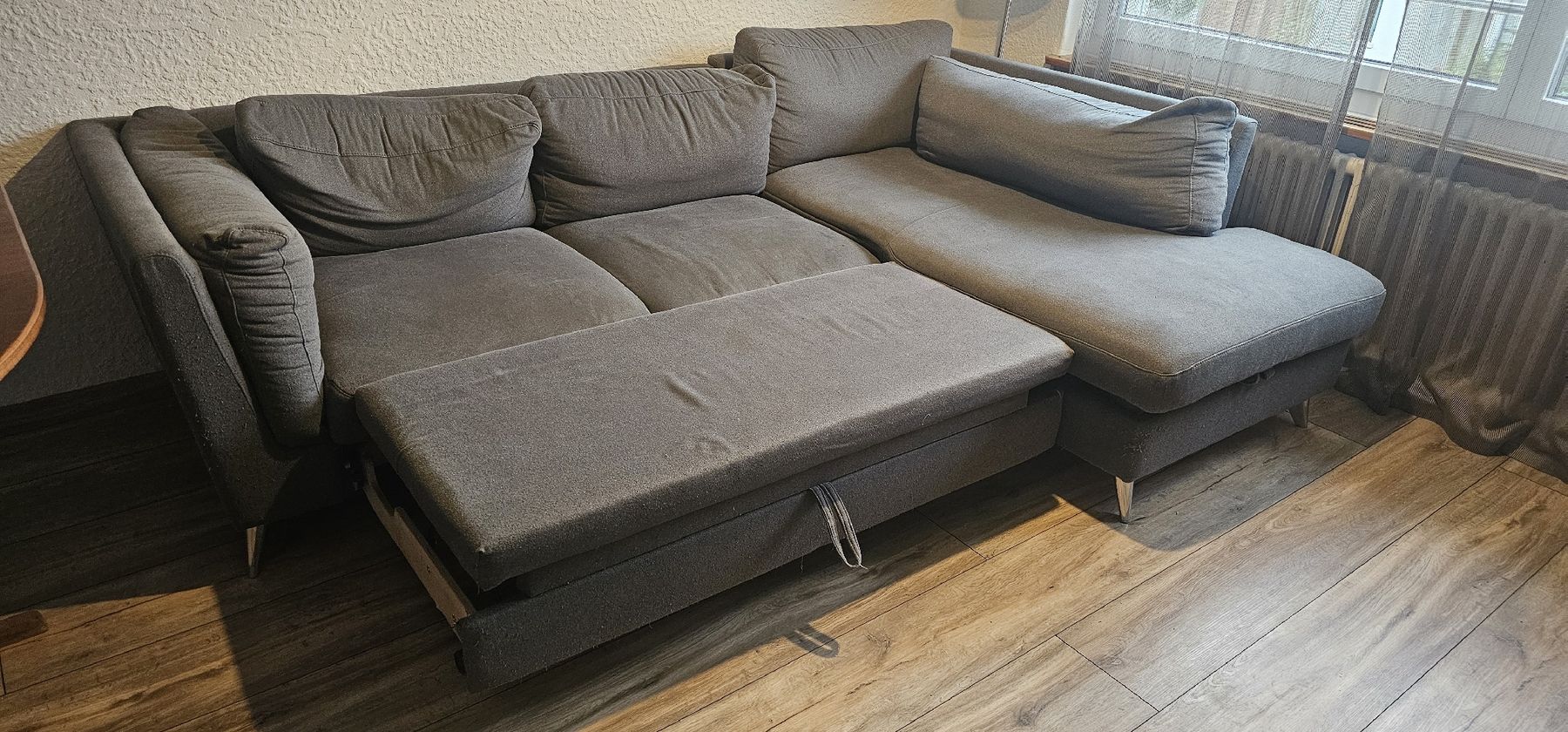Micasa Divani: Ausziehbares Ecksofa / Schlafsofa (Grau) – Usato da Wettingen venduto da Korn54 3