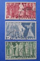Serie Symbolische Darst.1938 Nr.216v-218v gest.- SBK: 180.-