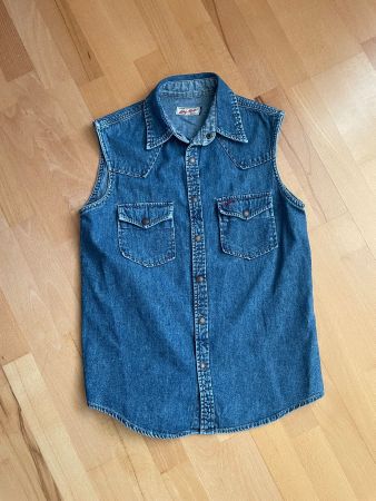Vintage Big Star Jeansweste Linda, Denim, Gr. S, 90er Y2K