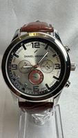 Herren Armbanduhr Daniel Hechter braun guter Zustand