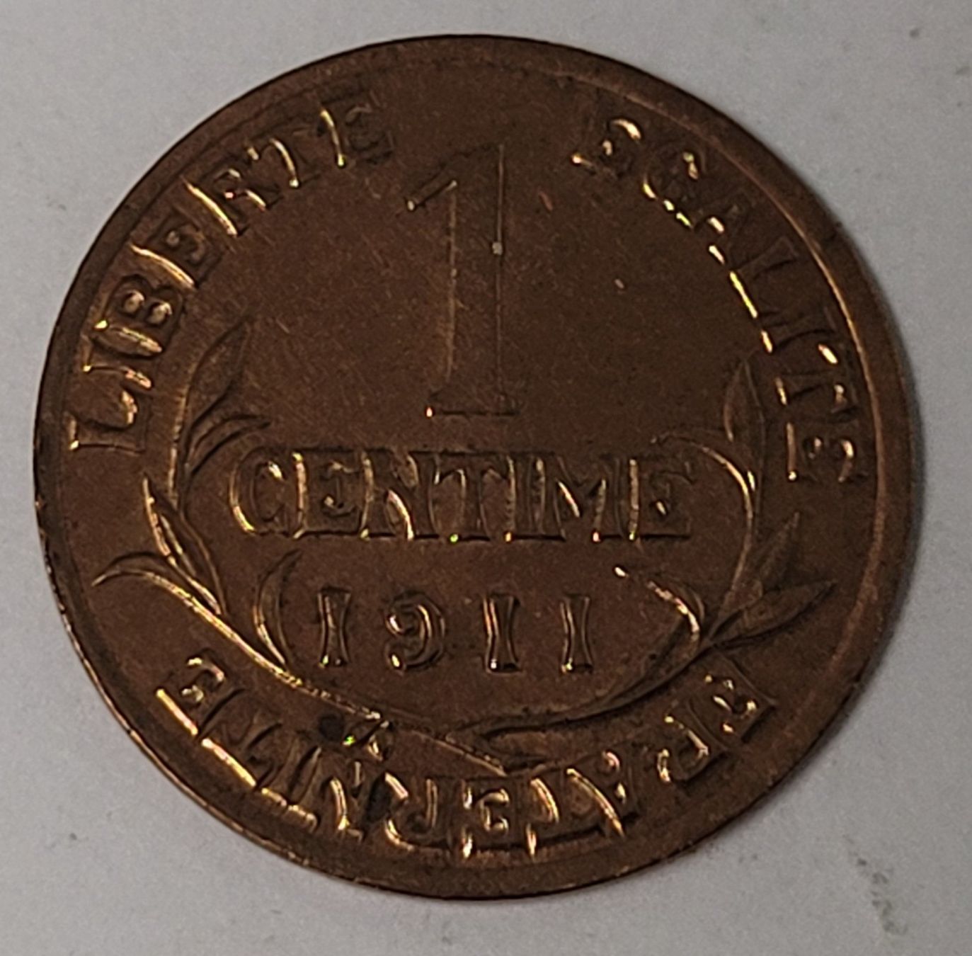 Tutti le monete: 1 CENTIME / FRANKREICH 1911 – Usato da Mumpf venduto da antonio_schweiz_961