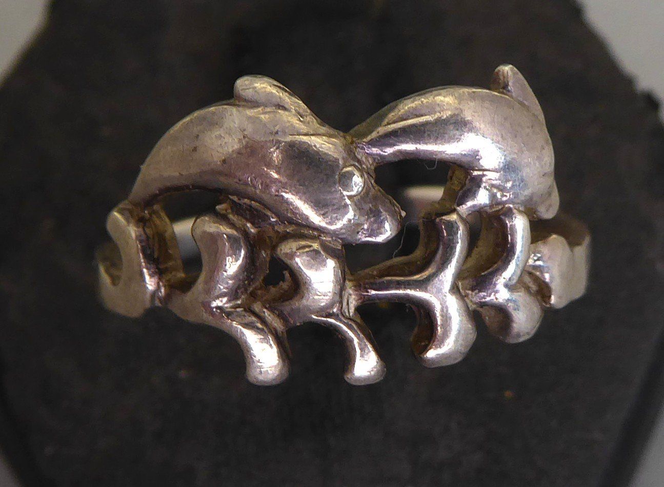 Bagues: Ring 925 Silber mit Delphinen – D'occasion à Muri AG par silvermouse007 1