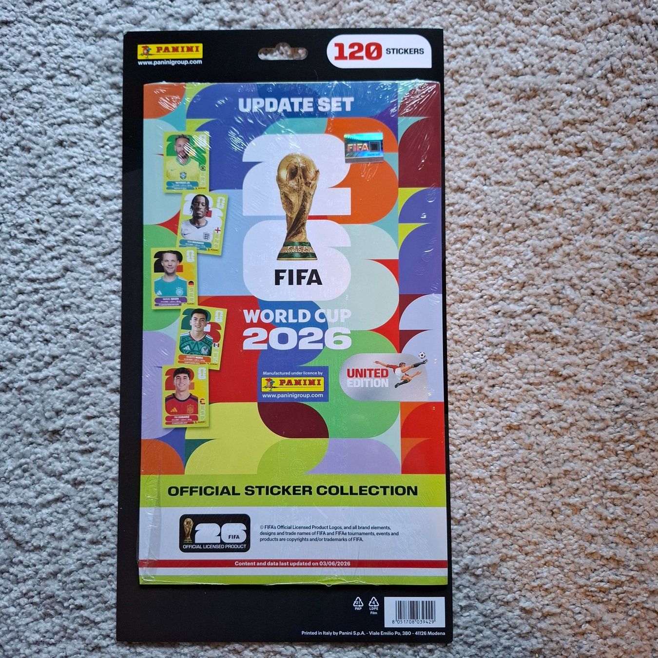 Panini Carte collezionabili: Panini WM 2026 UPDATE SET (United Edititon) – Nuovo e nell'imballaggio originale da Hombrechtikon venduto da Tinea82
