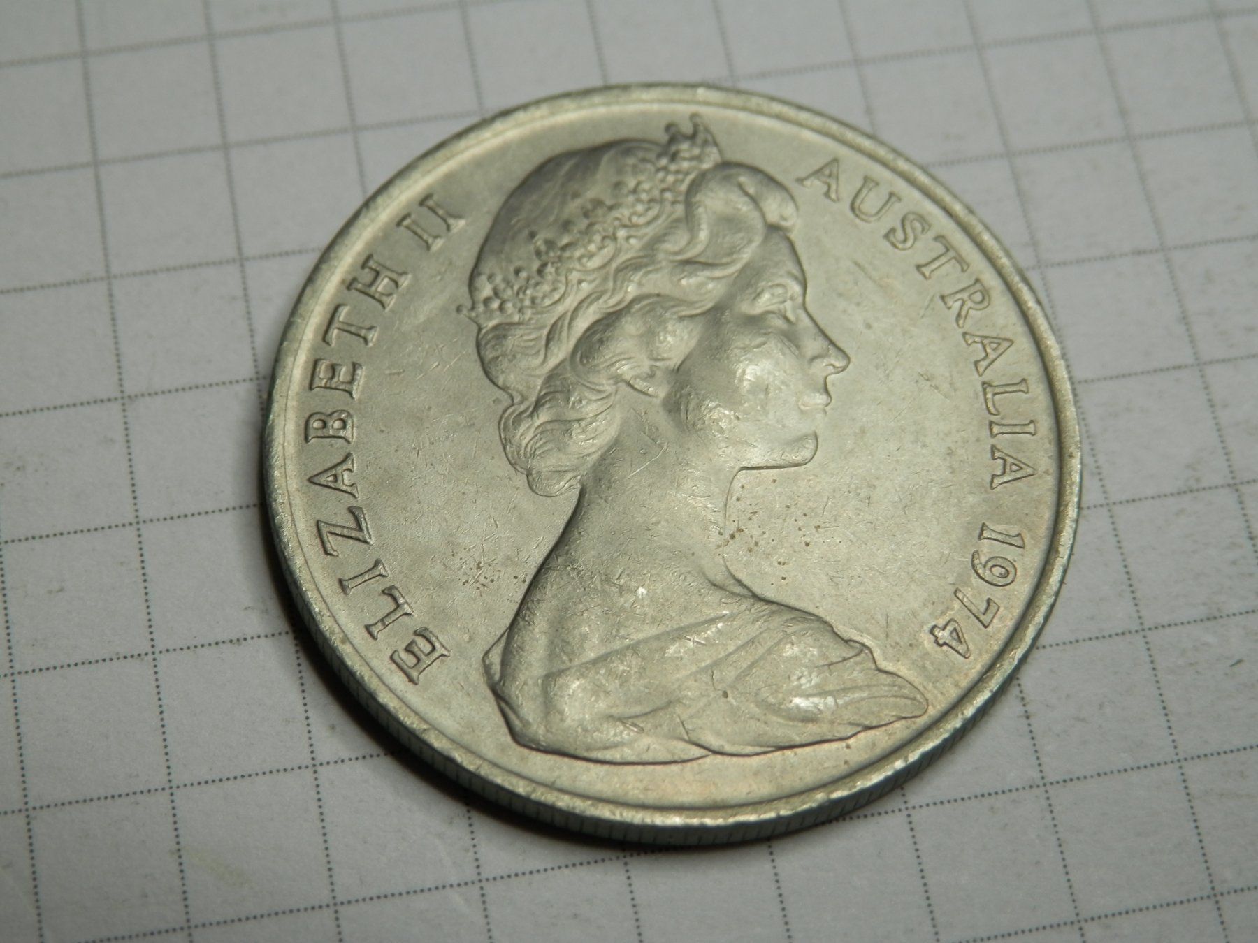 Tutti le monete: Australien 10 Cent, 1974 – Usato da Weiach venduto da weiach81