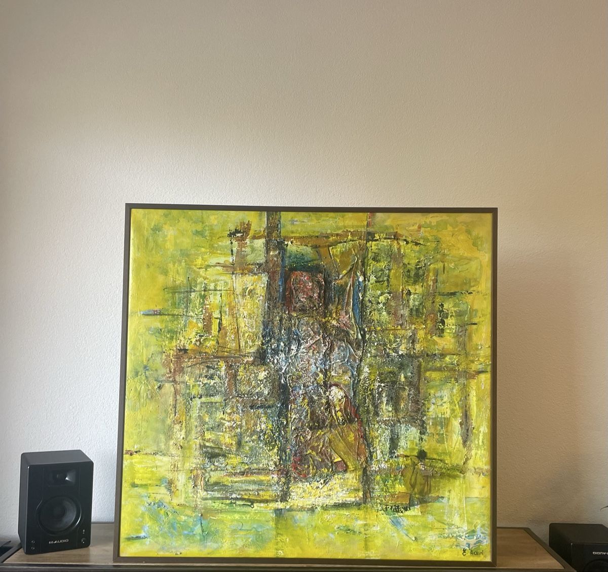 Peinture “Renaissance”, E. Kavi, 93 x 88 cm. (Gebraucht) in Sion für ...