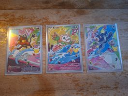 Pokémon 30th Anniversary First Partner Promos .Boosterfrisch