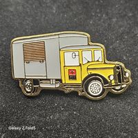 Seltener Oldtimer LKW Anstecker Pin Swiss Made, neuwertig