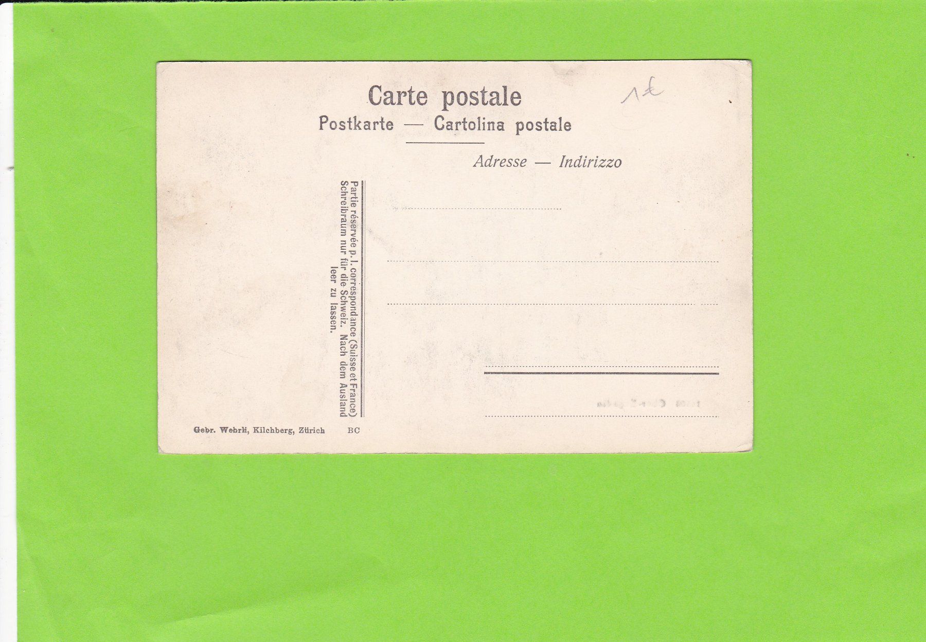 Cartoline postali: Ober-Engadin – Usato da St. Peterzell venduto da neckertal 1