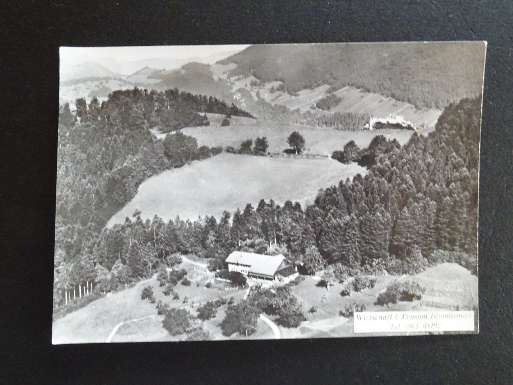Cartoline postali: Postkarte Wirtschaft & Pension Blümlismatt – Usato da Rothrist venduto da heinrich1966