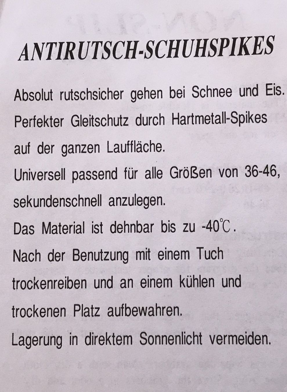 Scarpe da uomo: WESTFALIA SCHUHSPIKES ORIGINALVERPACKT – Usato da Ostermundigen venduto da Kari1937 2