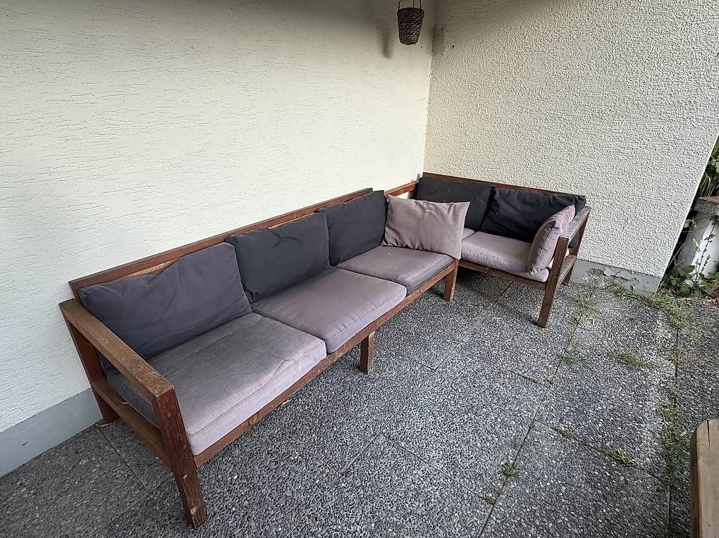 Divani: Lounge / Gartensofa aus Holz – Usato da Steffisburg venduto da sam_7wbn 1
