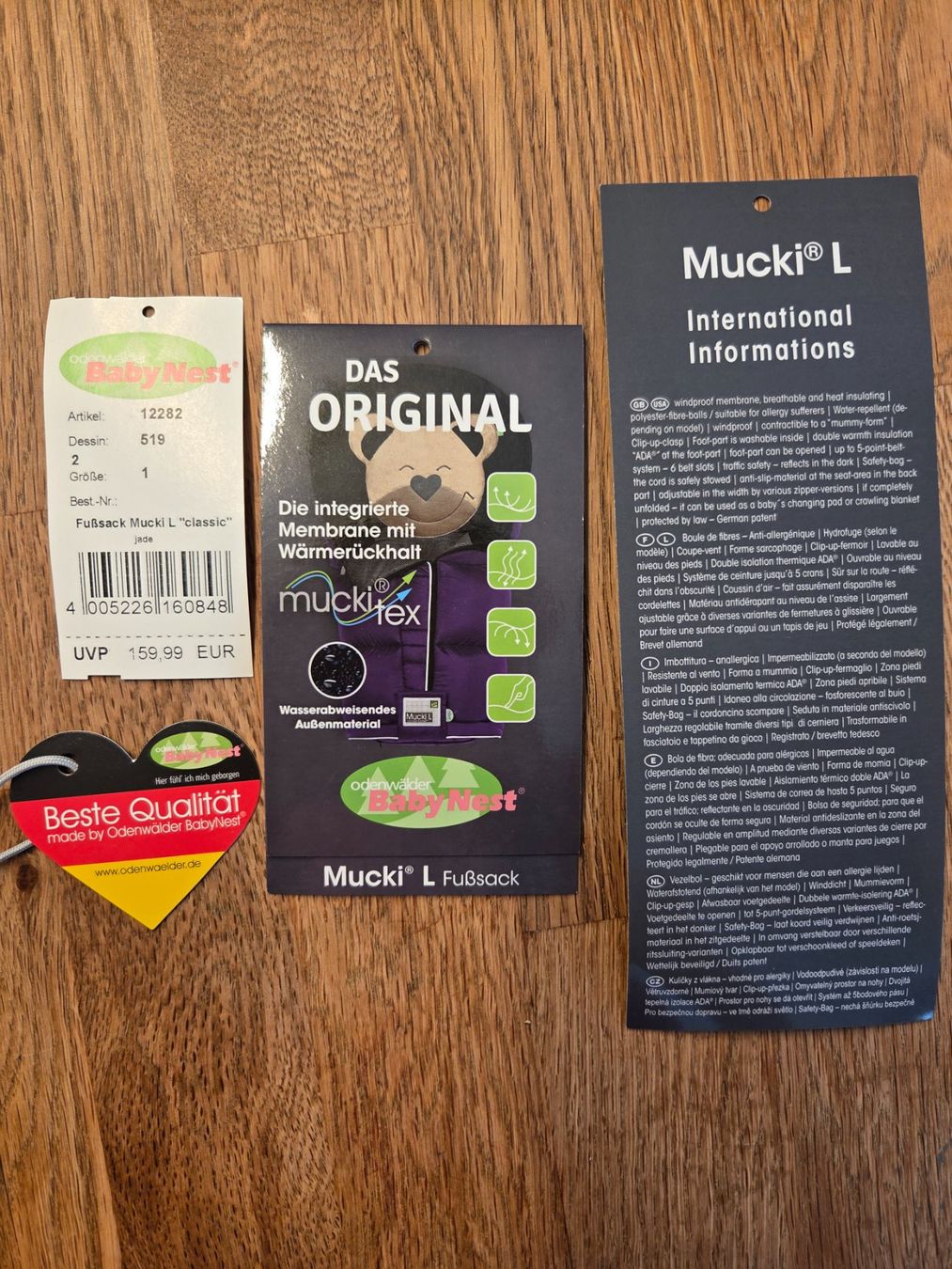 Odenwälder Sacchi a pelo: Mucki Fusssack L – Usato da Rümlang venduto da hippo08 4