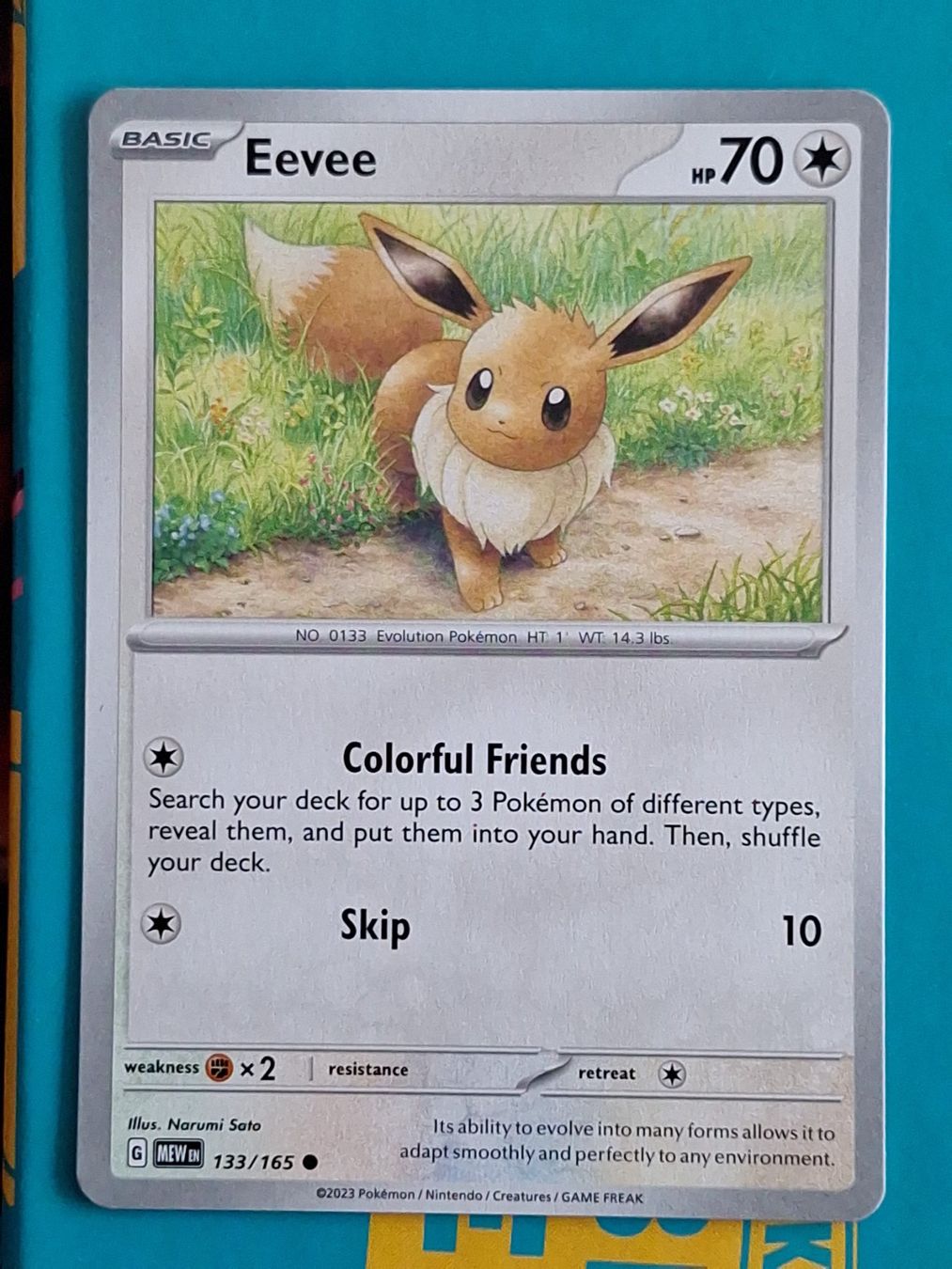 Pokémon Carte collezionabili: Eevee - Pokemon Mew 151 Englisch – Usato da Altstätten SG venduto da GGsGameshop