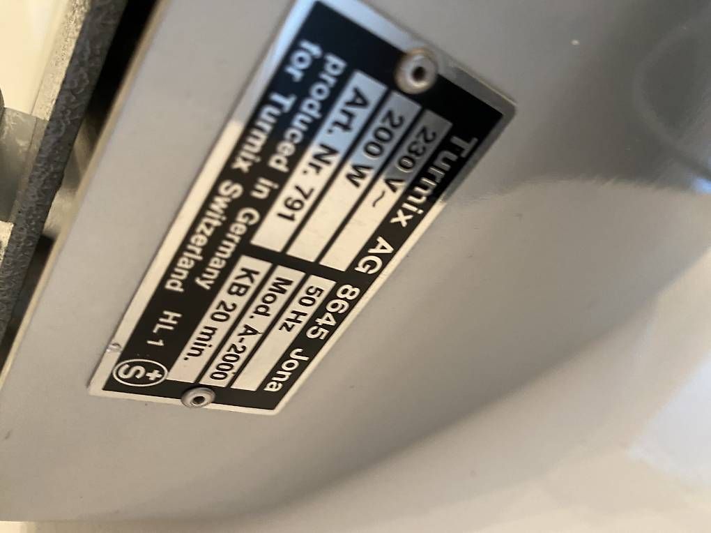 Elettrodomestici da cucina: Turmix schneidemaschine a-2000 – Usato da Zürich venduto da MAJAM65