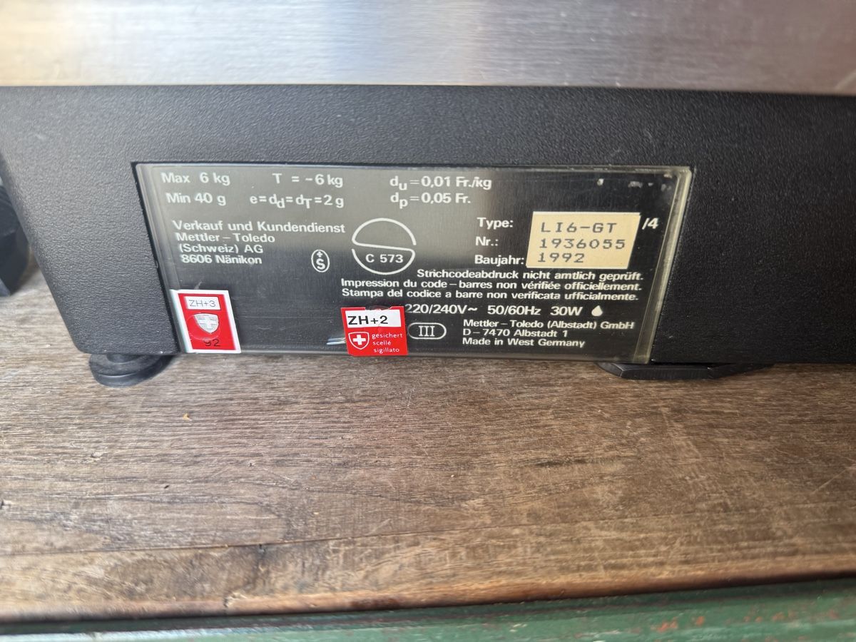 Mettler Toledo Bilance da cucina: Mettler Waage – Usato da stallikon venduto da Guetze1990 2
