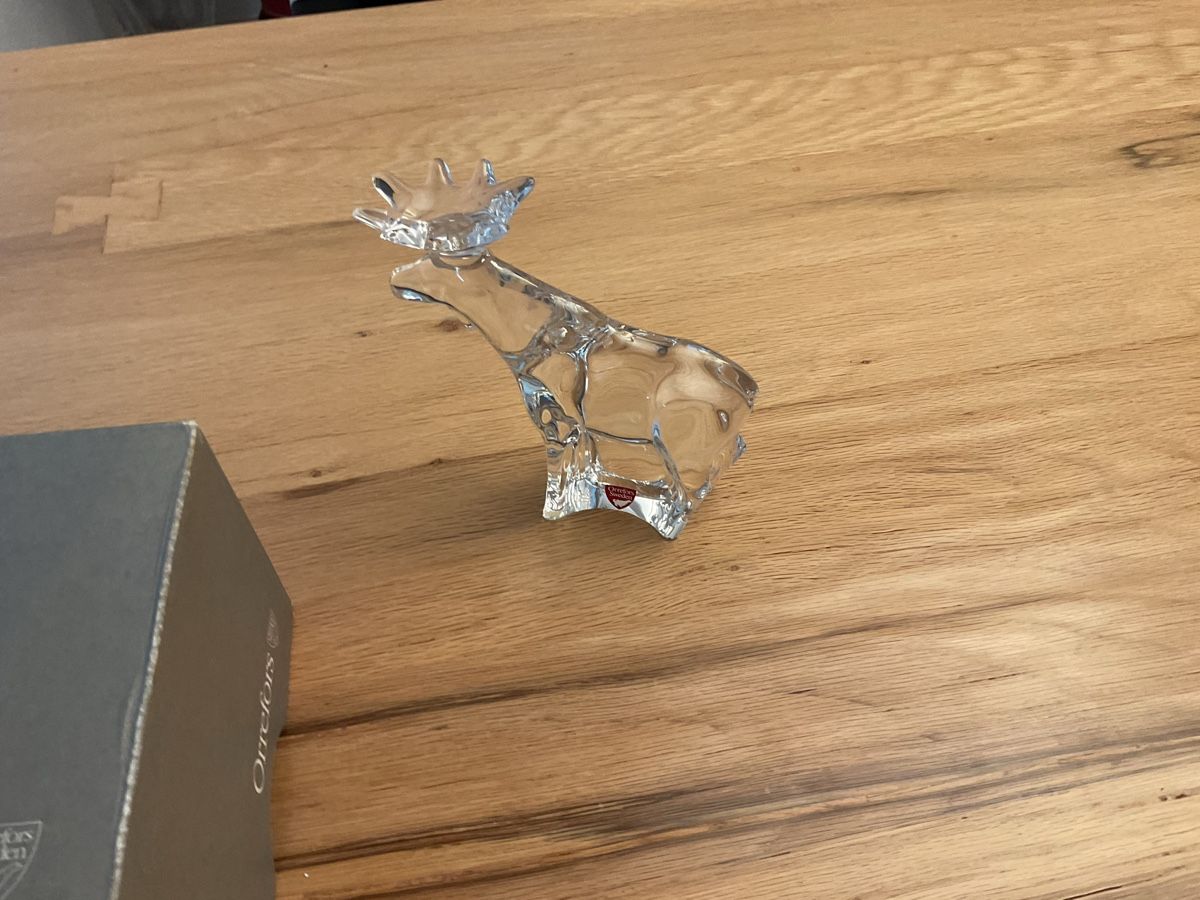 Statuette: Orrefors Kristall Rentier oder Elch? – Nuovo (secondo la descrizione) da Galgenen venduto da Schwantli 2