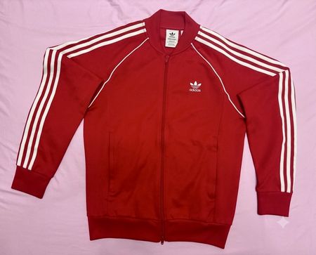 Veste Adidas rouge taille M très bon état