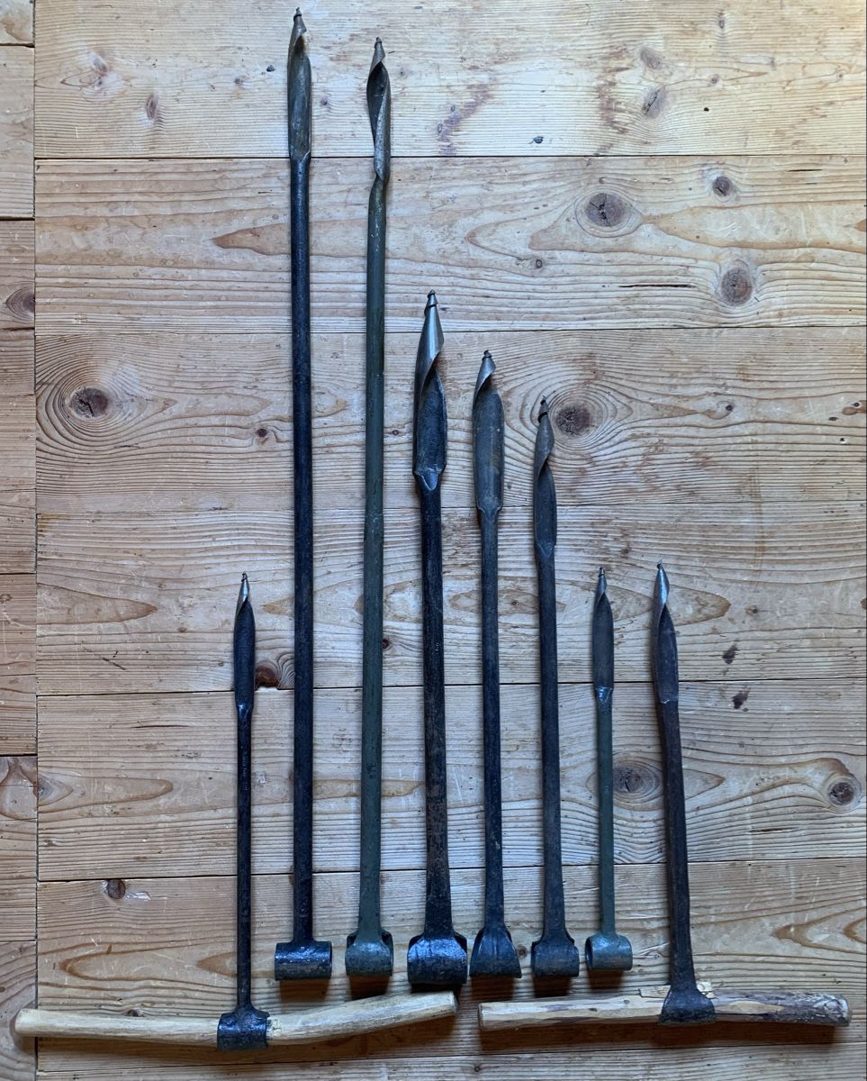 Armée suisse Tous les outils: 8 Langloch-Holzbohrer der CH Armee – D'occasion à Goldingen par Bergler012