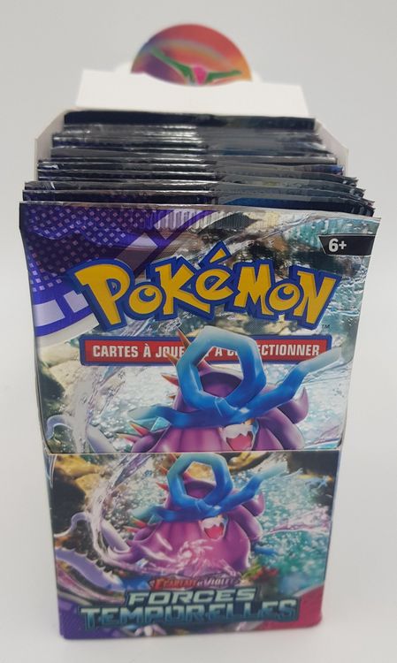 Pikachu SV088 Alternativo – Ultraboost X Écarlate Et Violet 5 Forces Temporelles – Caja De 10 Cartas Pokémon (Francés)