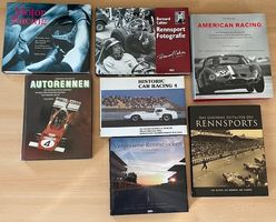 Rennsport Bücher Sammlung, Top Zustand, Super Winterlektüre!