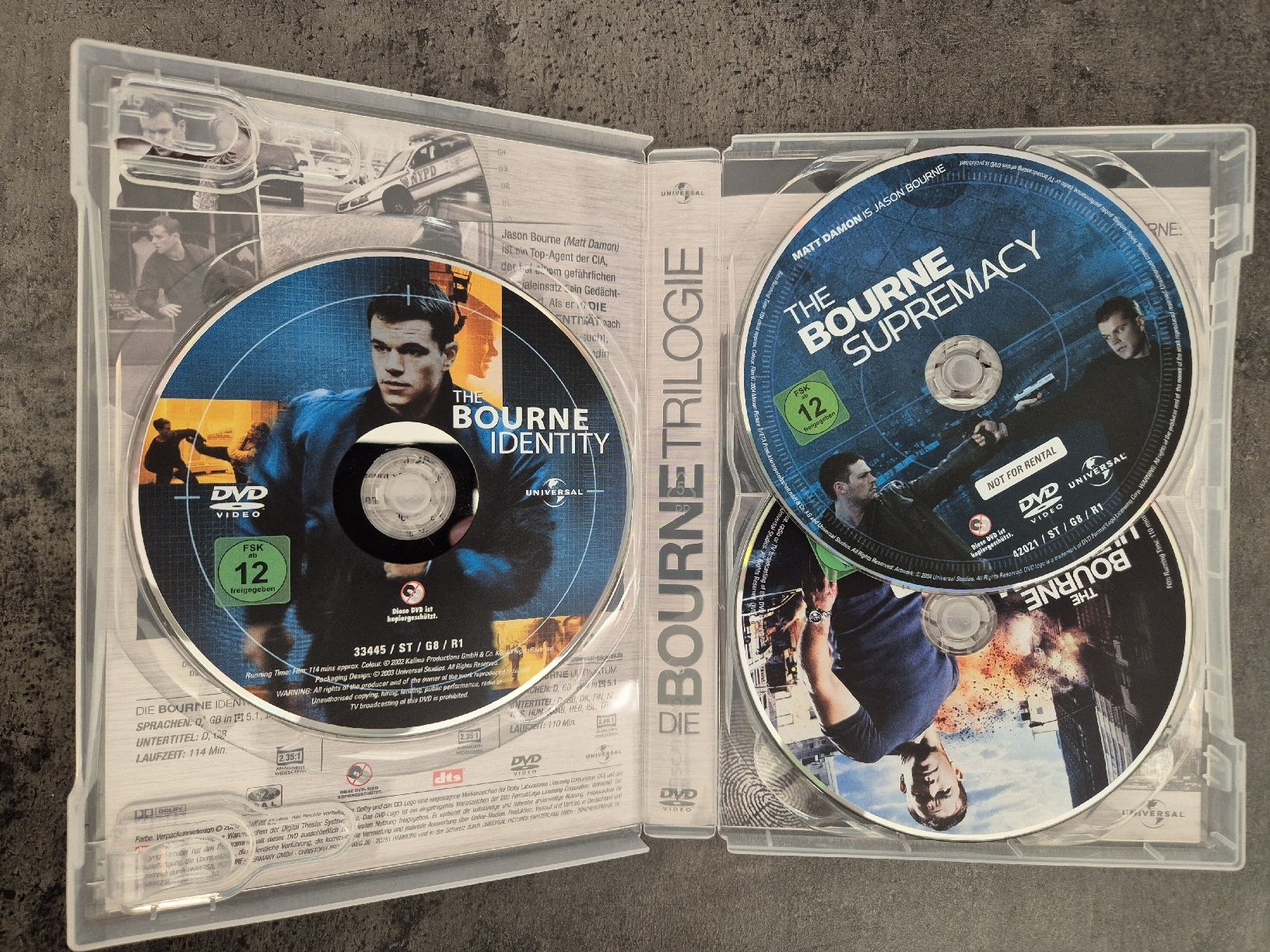 Alle DVDs: Die Bourne Trilogie DVD Box 3 Disc Edition – Gebraucht aus Neuhausen von sou_t9p8 3