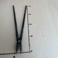 Zange Schmiedezange alt ca. 39cm lang Lötwerkzeug