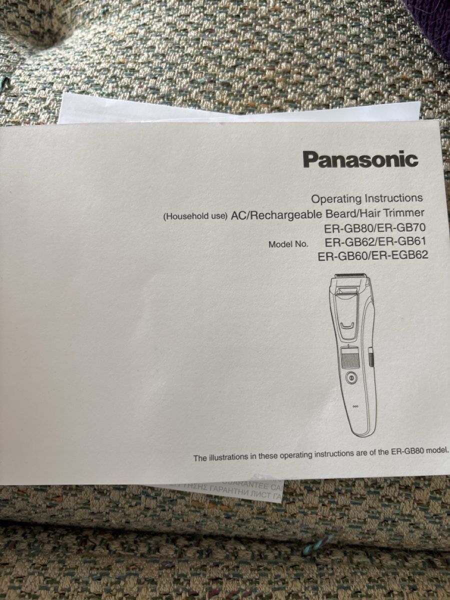 Panasonic Taglio: Tondeuse à barbe/cheveux NEUVE – Nuovo e nell'imballaggio originale da Genève venduto da bha_jcf5 1