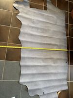 Echtleder, gewachst, schwarz, 1,2mm/cuir véritable, ciré