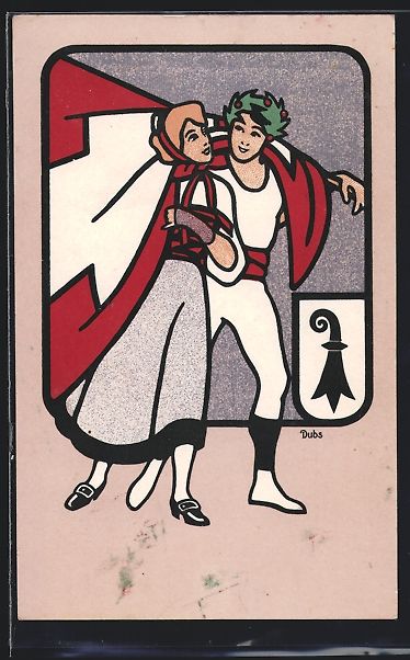 Cartoline postali: Basel, 56. Eidgenössisches Turnfest 191 – Usato da Berlin venduto da bartko-reher