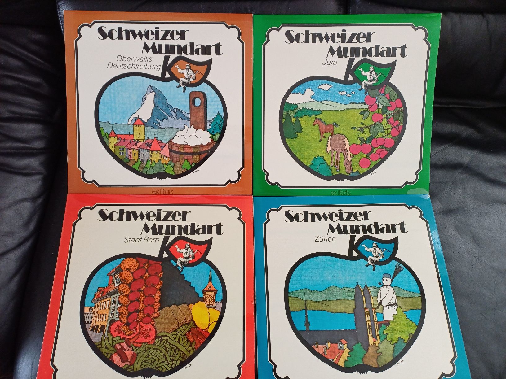 Dischi in vinile: "Schweizer Mundart" Schallplatten-Set Ex Libris 12St. – Usato da Ebersecken venduto da Napf08 1