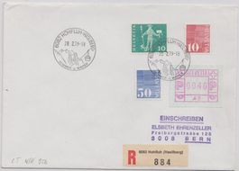 6082 Hohenfluh (BE) - LETZTTAG-Stempel! Top Frankatur!