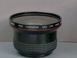 Sigma Wide Converter X06 für Videokamera