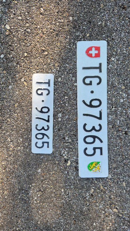 Insegne: Nummerschild Auto – Usato da Wil SG venduto da Swigi66