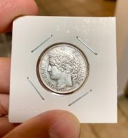 200 Reis (1 Frank) Frankreich/Portugal 1888, Silber!!!