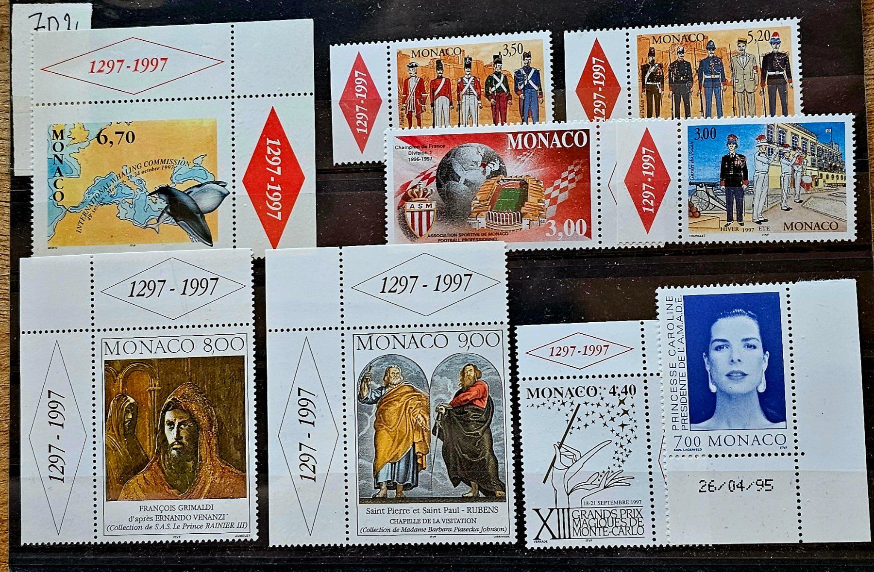 Alle Briefmarken: MONACO timbres neufs **, 1997 – Neu (gemäss Beschreibung) aus Les Valettes von Nuba1