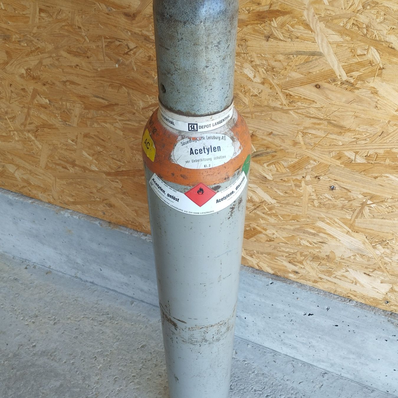 Löten & Schweissen: Acetylen Gasflasche – Gebraucht aus ufhusen von dubach02 2
