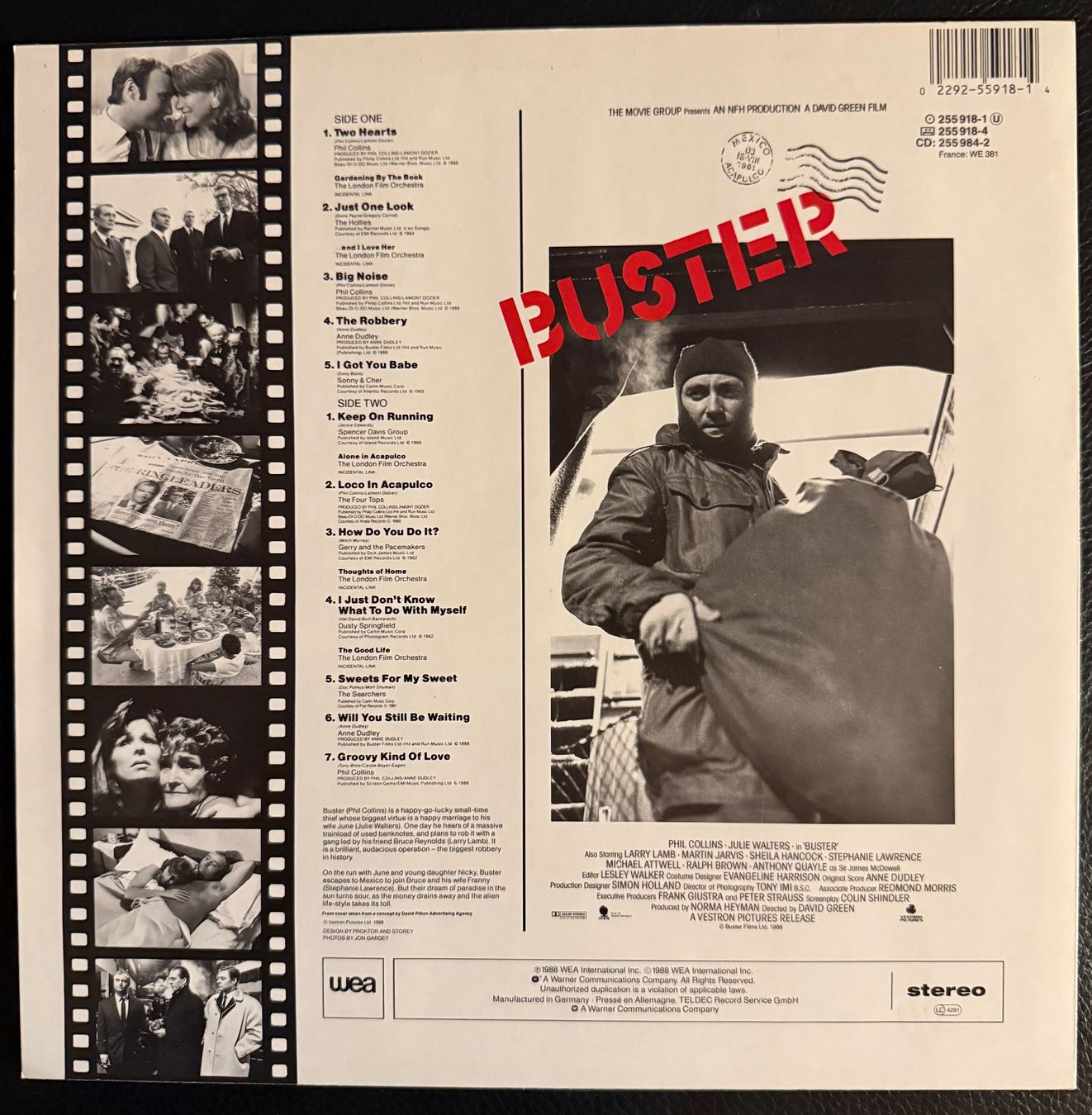 Dischi in vinile: Buster Phil Collins Schallplatte LP Vinyl – Usato da Goldach venduto da Donpancho 1