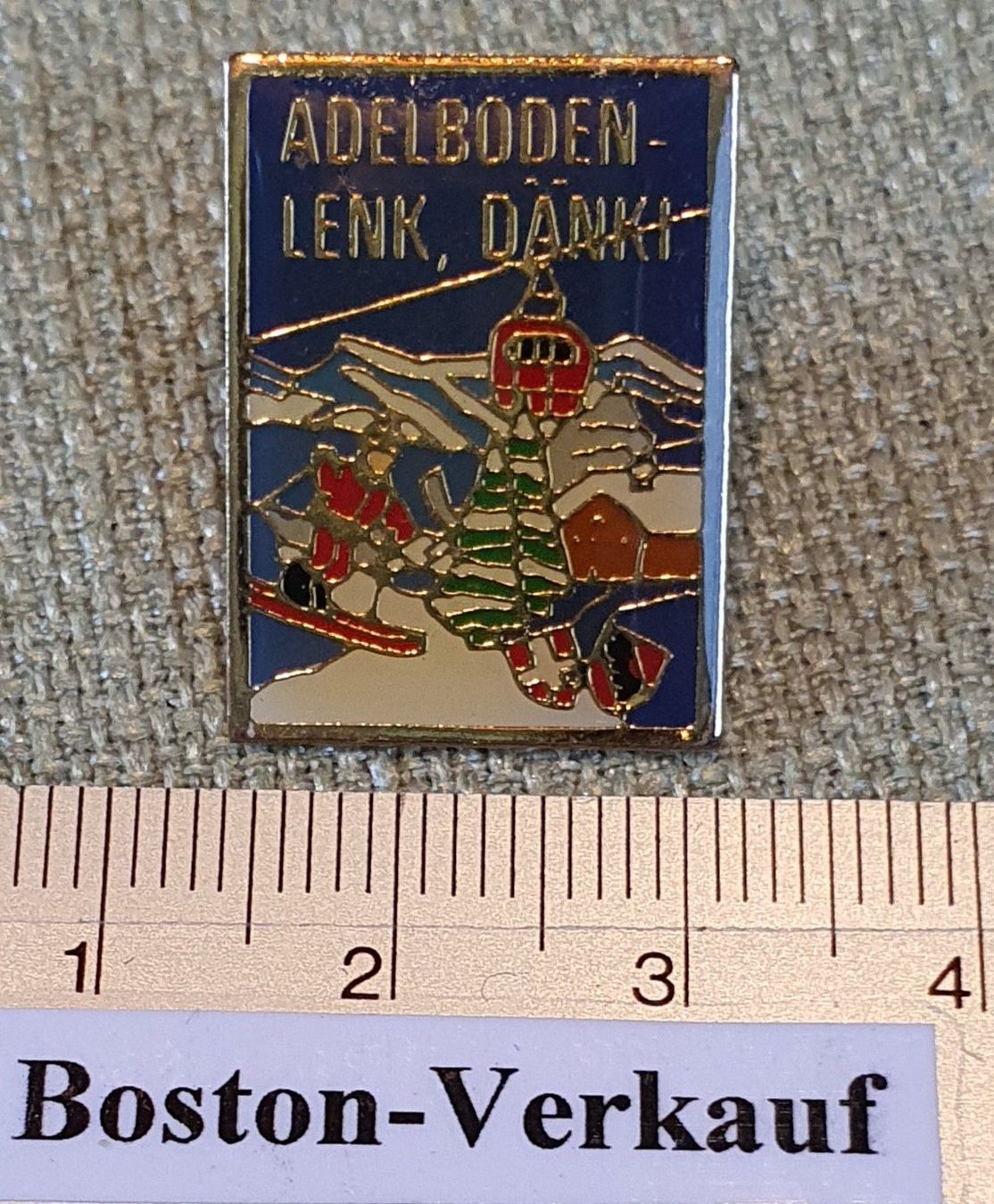 Placchette & Badge: A170 - Pin Adelboden - Lenk Dänki / Dänk – Usato da Reinach BL venduto da Boston-Verkauf 1