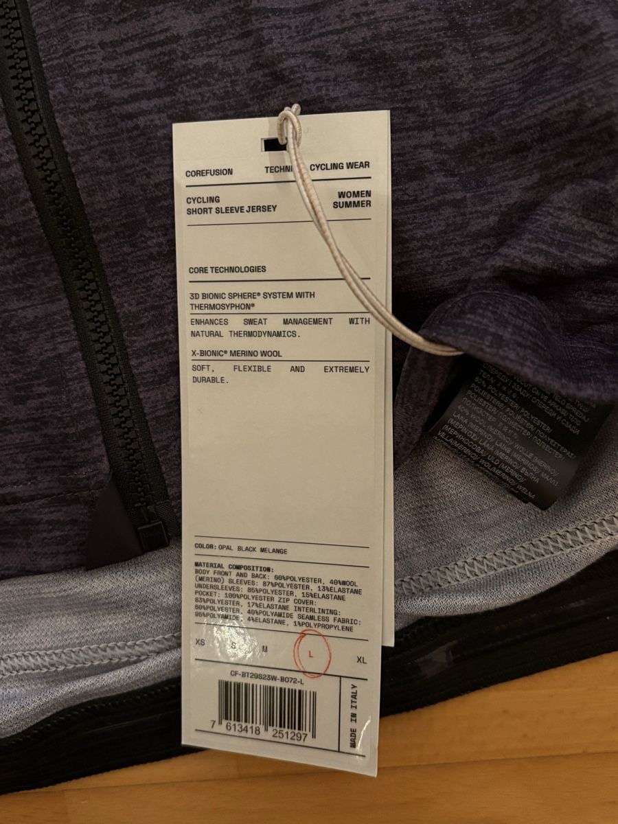 X-bionic Canottiere & Pantaloni: X-Bionic Corefusion Radtrikot, Damen, Sommer, Grösse L – Nuovo e nell'imballaggio originale da Nänikon venduto da Amerika73 1