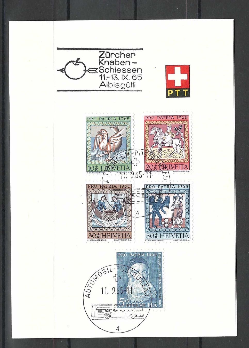 Alle Briefmarken: PRO PATRIA 1965 – Gebraucht aus Koblenz von Markenhimmel