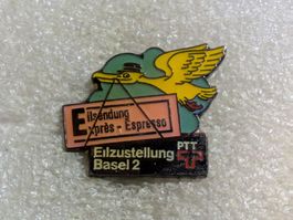 Ansteckpin 185: PTT Eilzustellung Basel 2