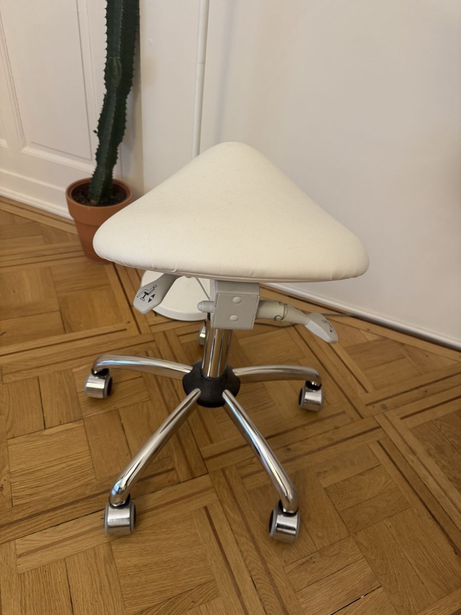Hocker: Tabouret de selle à roulettes – Gebraucht aus Genève von Dan83 2