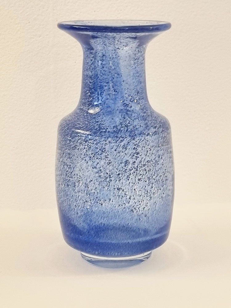 Vase & Récipients: Vase en verre soufflé moucheté – D'occasion à vevey par komulainen 4