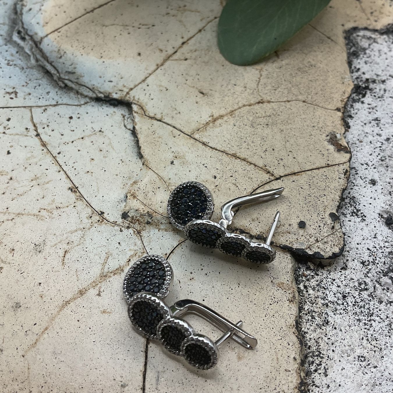 Orecchini pendenti & Orecchini a lobo: Hammer Ohrstecker Saphire in Sterlingsilber – Nuovo (secondo la descrizione) da Luzern venduto da S.Kern01 5