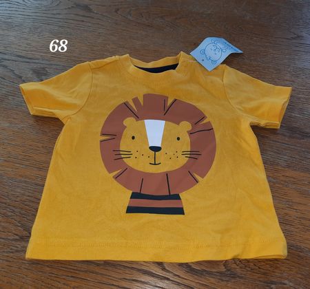 T-Shirt Gr. 68 mit Löwe - Perfekt für den Sommer!🦁☀️
