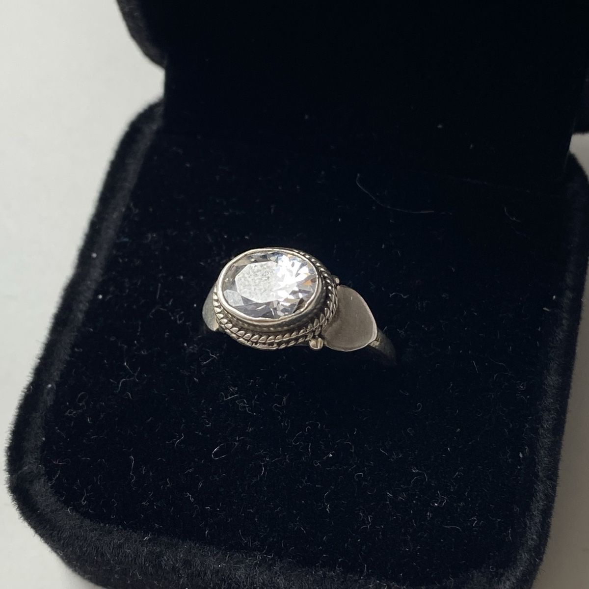 Bagues: Silber 925 Solitär Ring – Neuf (Voir description) à Givisiez par dor_xb9k 2