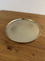 Deko-Tablett Boltze goldfarben rund Durchmesser 35 cm