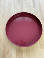 Dekotablett Gold/Violett, Durchmesser 24cm, neuwertig!